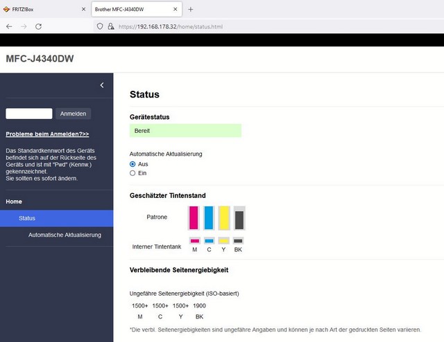 Drucker im Netzwerk