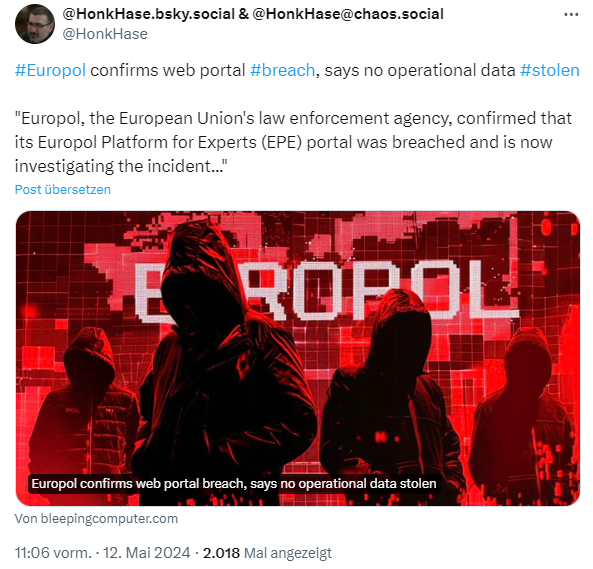 Europol gehackt