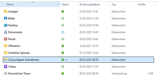 OneDrive-Ordner