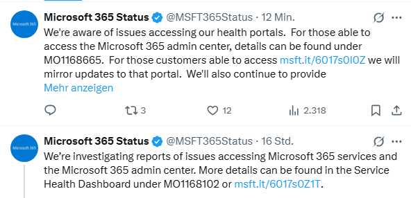 Microsoft365 Status