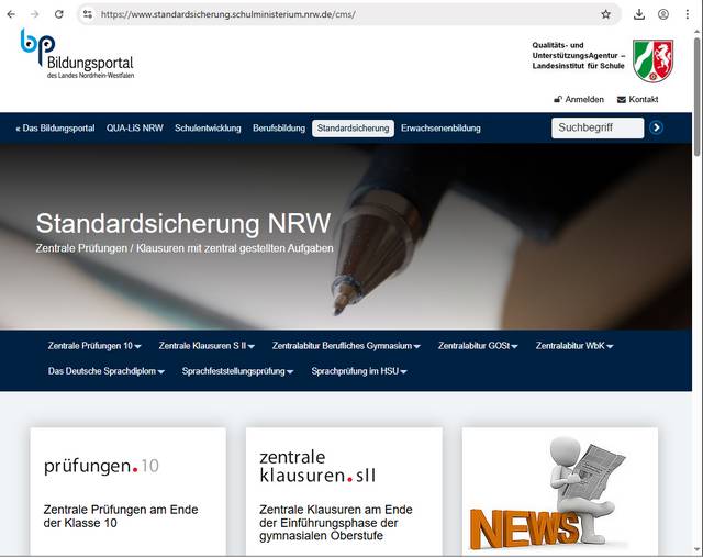 Inhalt des Schulservers NRW