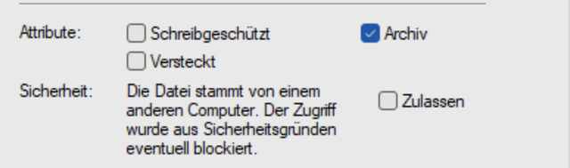 Dateiattribut mit MoW-Flag