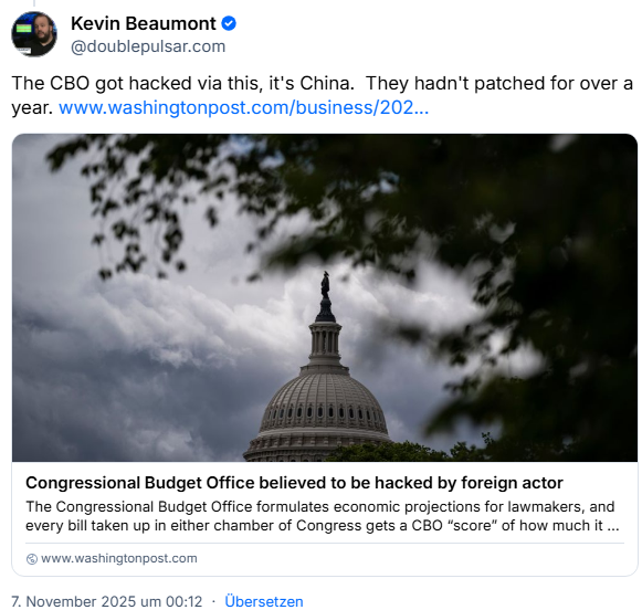 Kevin Beaumont zum CBO-Hack