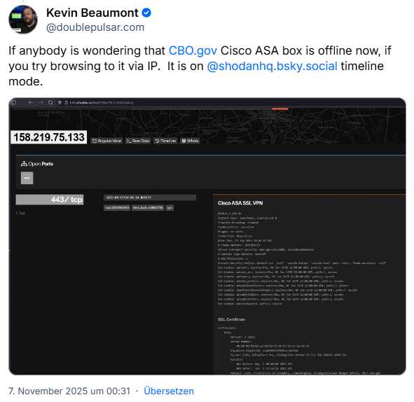 CBO CISCO ASA offline