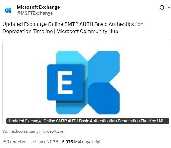 Exchange Online SMTP AUTH