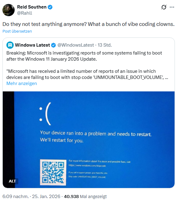 Windows 11 Boot-BSOD-Problem