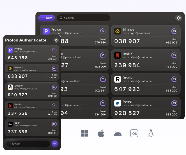 Proton Authenticator-App