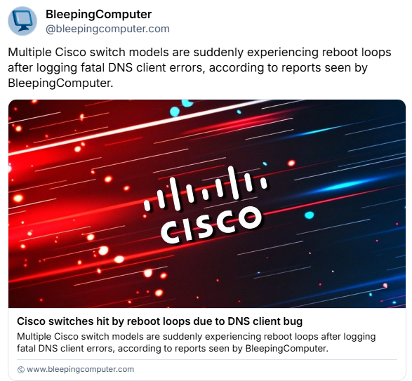 CISCO Boot-Problem bei Switches