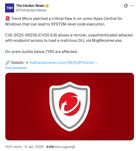 TM Apex Control Update