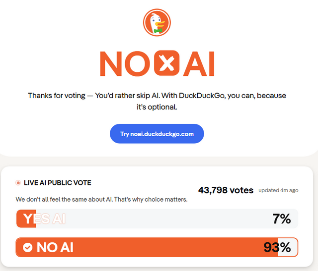 Ergebnisse der NoAI-Umfrage