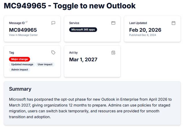 MC949965 - Toggle to new Outlook