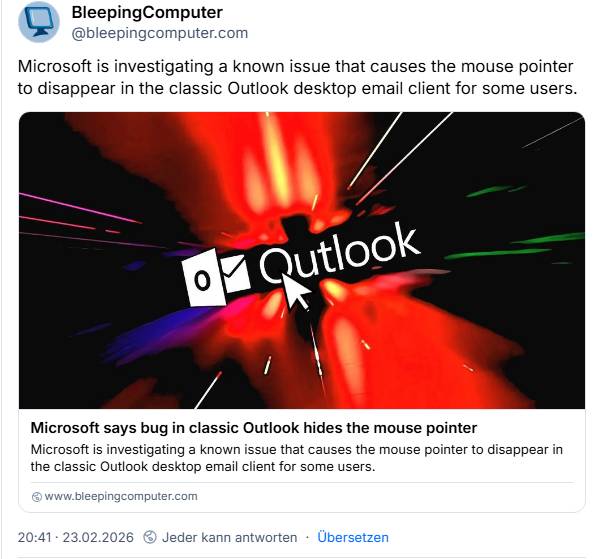Outlook-Bug