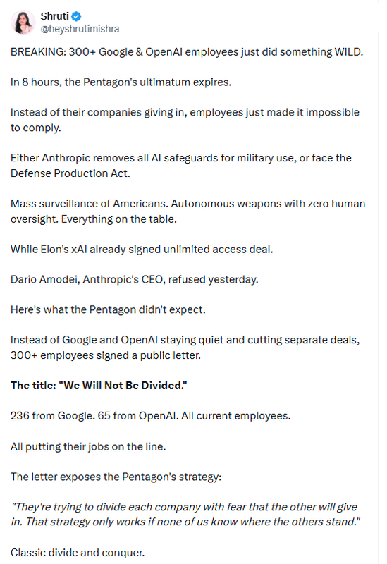 Offener Brief von Google- und OpenAI-Angestellten