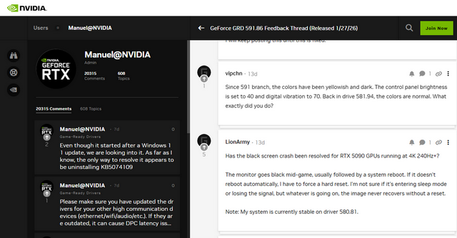Nvidia Forenthread