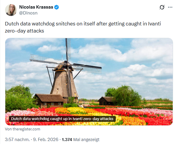 Niederländische Datenschützer gehackt