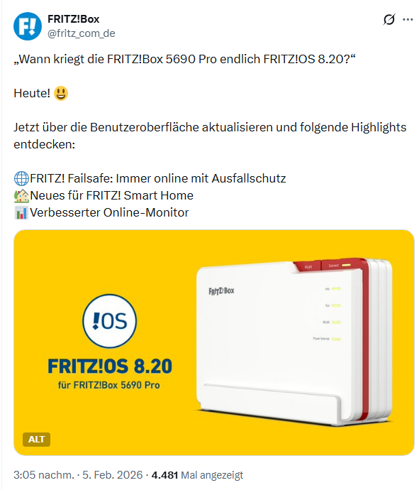 FRITZ!OS 8.20