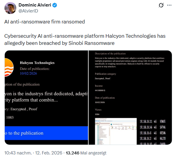 AI-Sicherheitsfirma Ransomware-Opfer