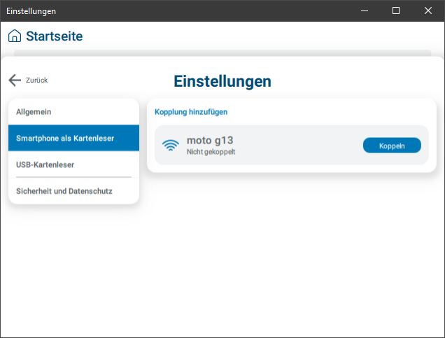 AusweisApp Kopplung mit Smartphone