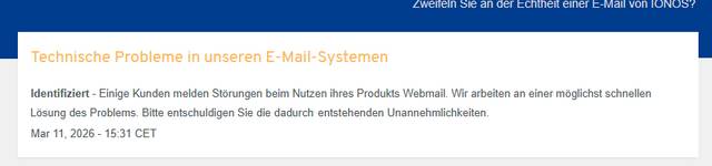 IONOS-Stoerung