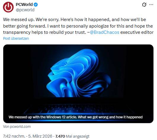 PCWorld zu Windows 12