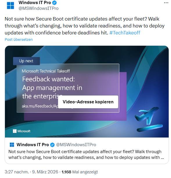 Windows Secure Boot-Video