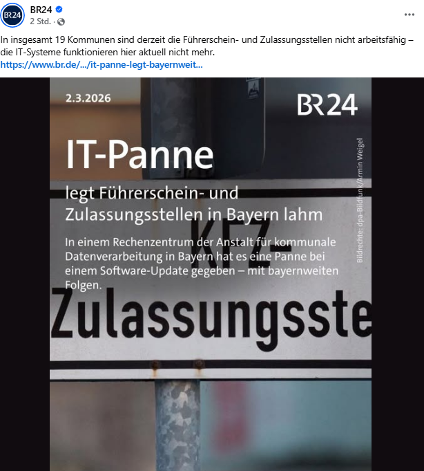IT-Panne in Bayern