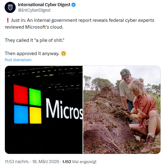 Microsoft Cloud: Ein Haufen Mist