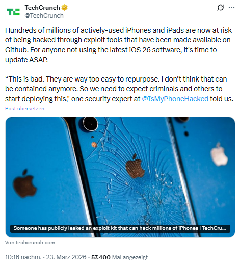 Exploit-Kit für iOS
