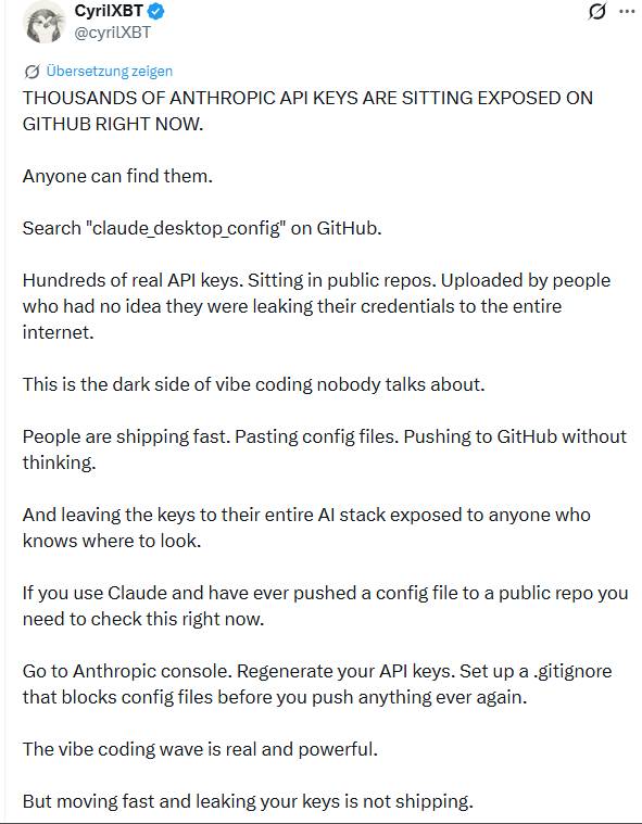 Anthopic-API-Key-Leak