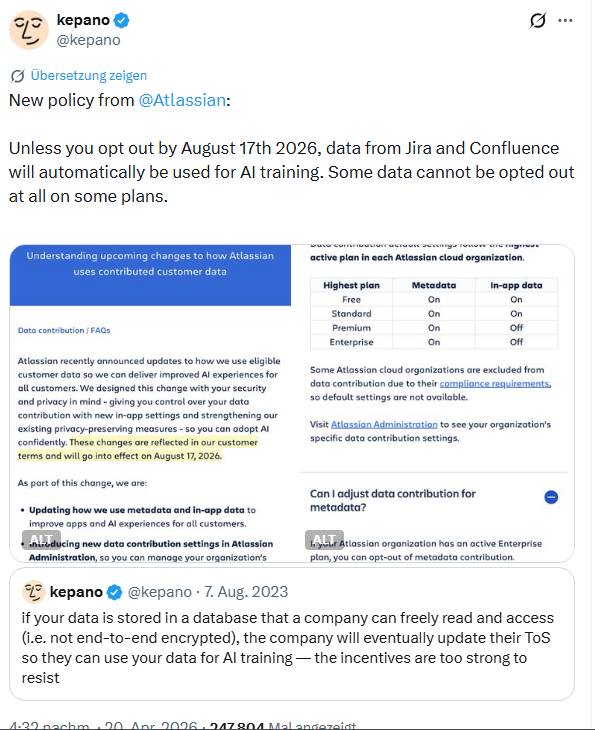 Atlassian AI-Training