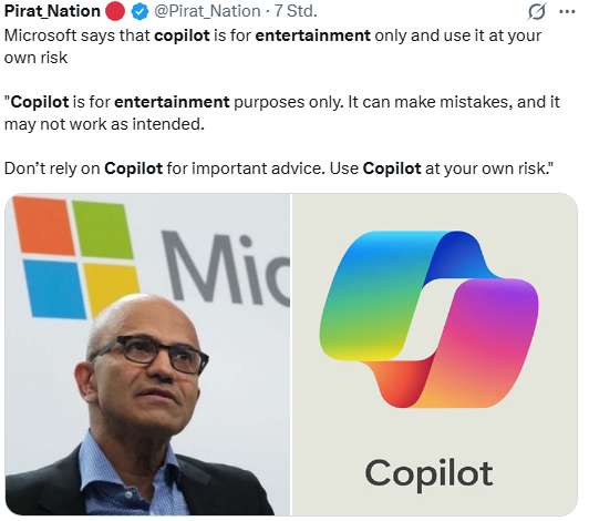 Copilot Terms of use