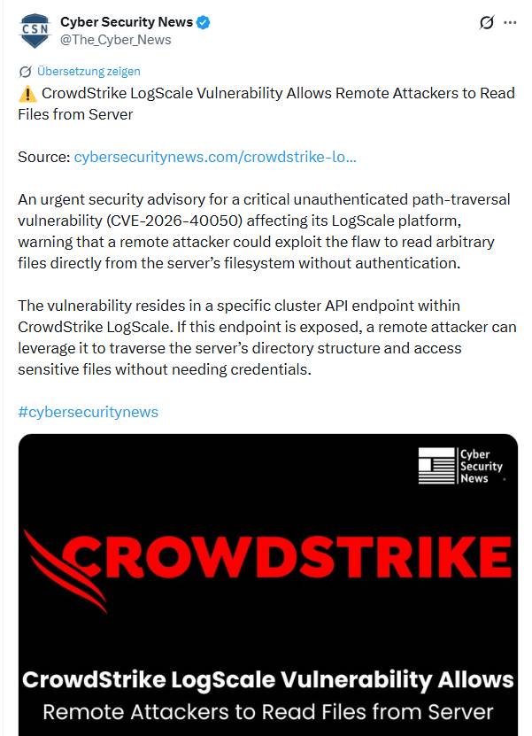 CrowdStrike Schwachstelle