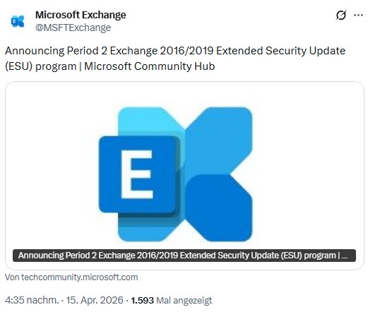 Exchange ESU Phase 2