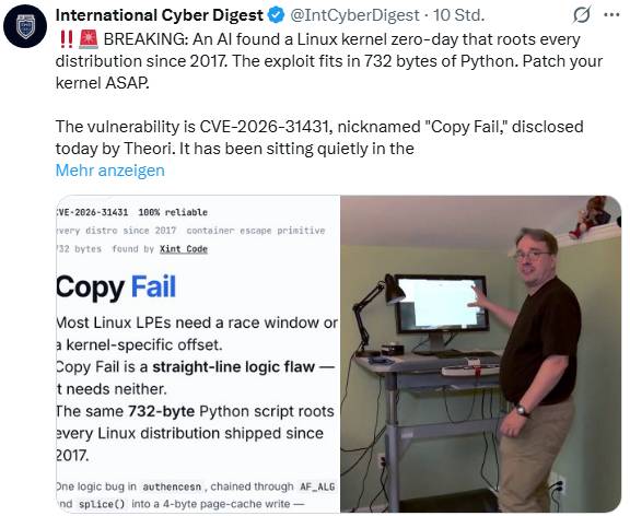 Linux-Kopierfehler-Schwachstelle