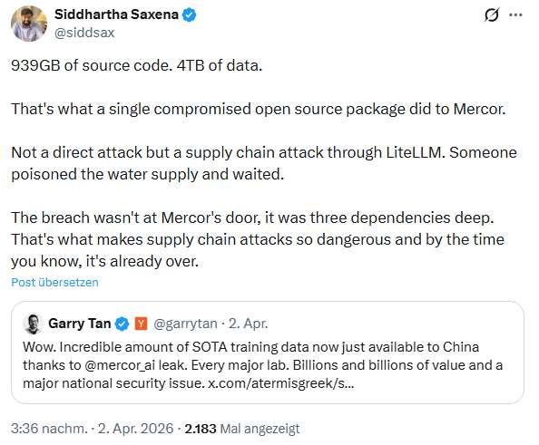 Mercor Sicherheitsvorfall