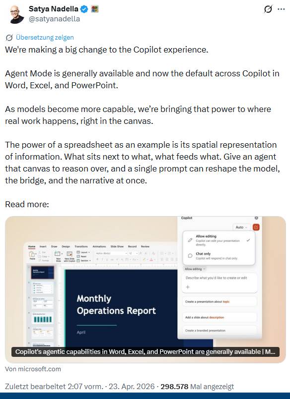 Microsoft Vibe Working in Office