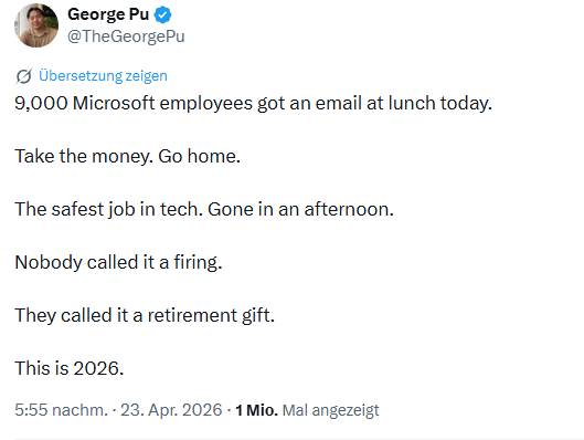 Microsoft-Abfindungen