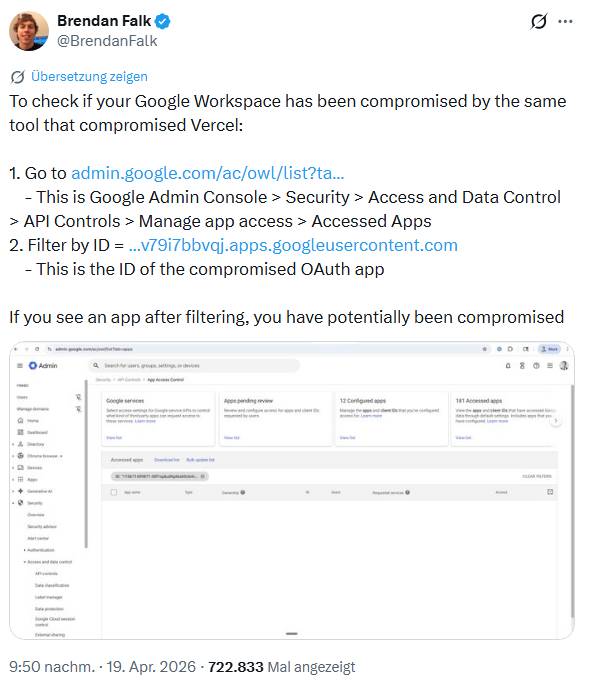 Google Workspace-Hack?