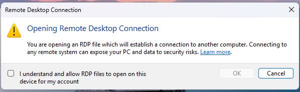 Windows RDP-Warnung nach April 2026-Update