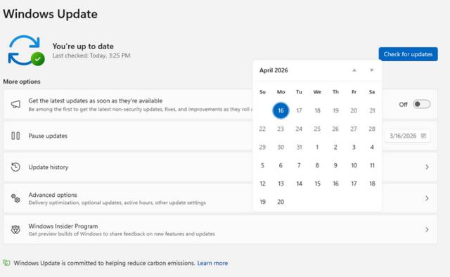 Windows 11 Update-Steuerung