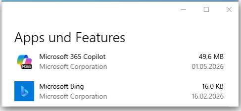 Microsoft 365 Copilot-App-Installation