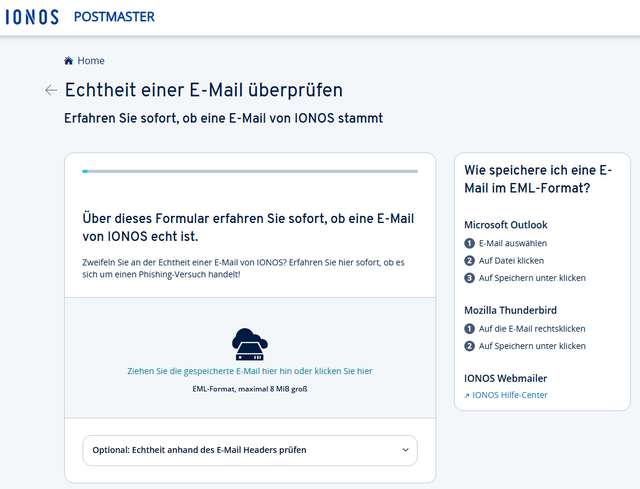 IONOS-Validator