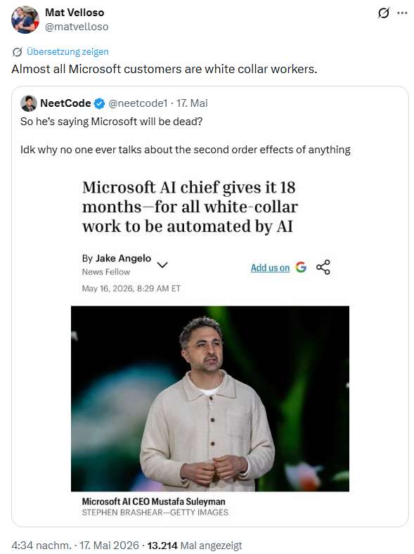 Microsofts Fail bei KI-Erzählung