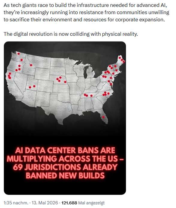 KI-Rechenzentrum Stopp in den USA