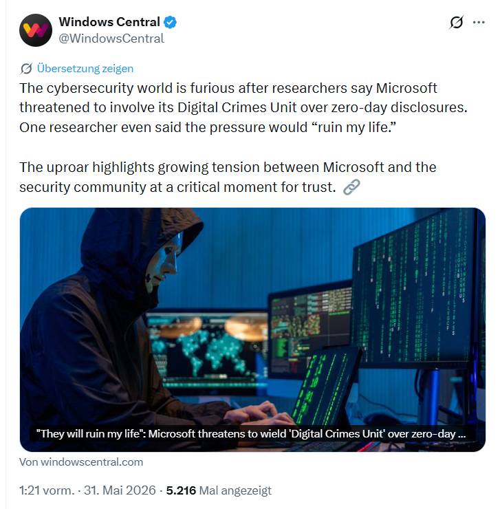 Microsoft und die Security Community