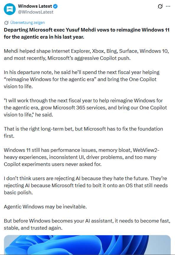 Yussuf Mehdi exits Microsoft