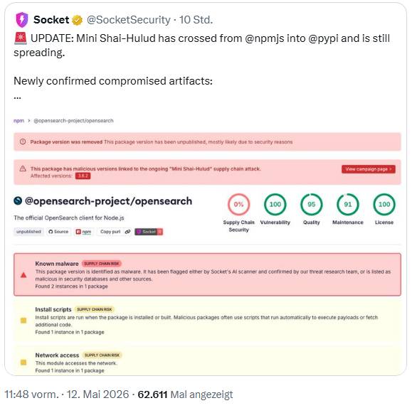 OpenSearch-Client compromised