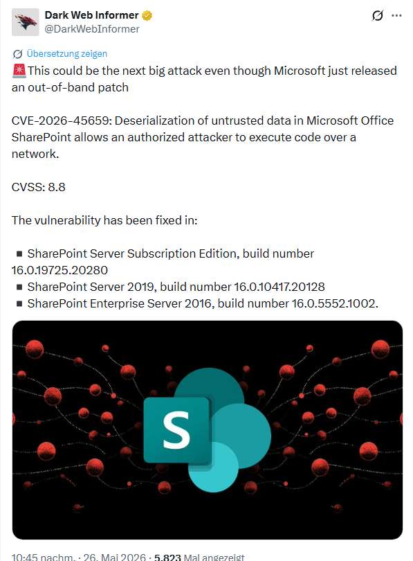 SharePoint Update