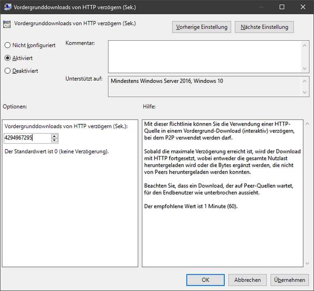 Windows Client: gpedit.msc-Bug