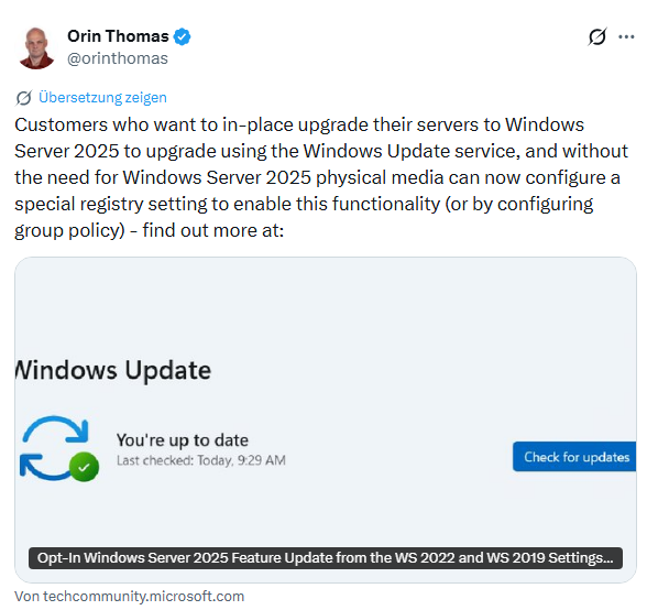Windows Server Upgrades